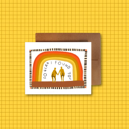 SO GLAD I FOUND YOU Greeting Card