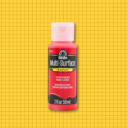 FolkArt Multi-Surface Acrylic Lipstick Red 2oz