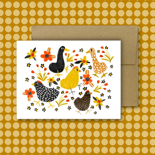 FARM FRIENDS & FLOWERS Card
