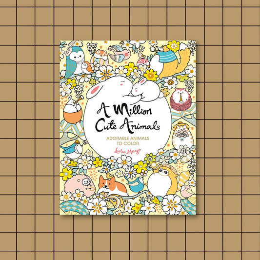 A Million Cute Animals Coloring Book