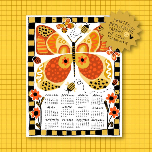 Rani Ban 2026 Butterfly Calendar 🦋♻️