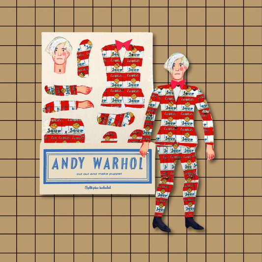 Warhol Cut and Make Puppet