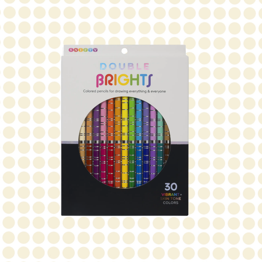 DOUBLE RAINBOW DUAL ENDED COLORED PENCILS