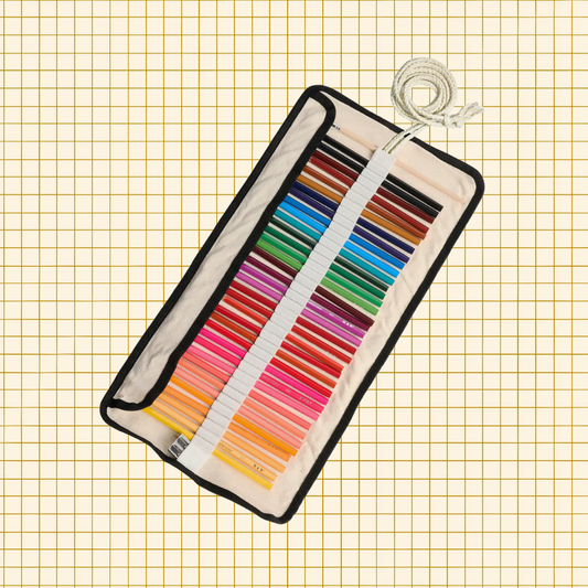 Watercolor Pencils - 36 Colors with Eco-Friendly Canvas Wrap