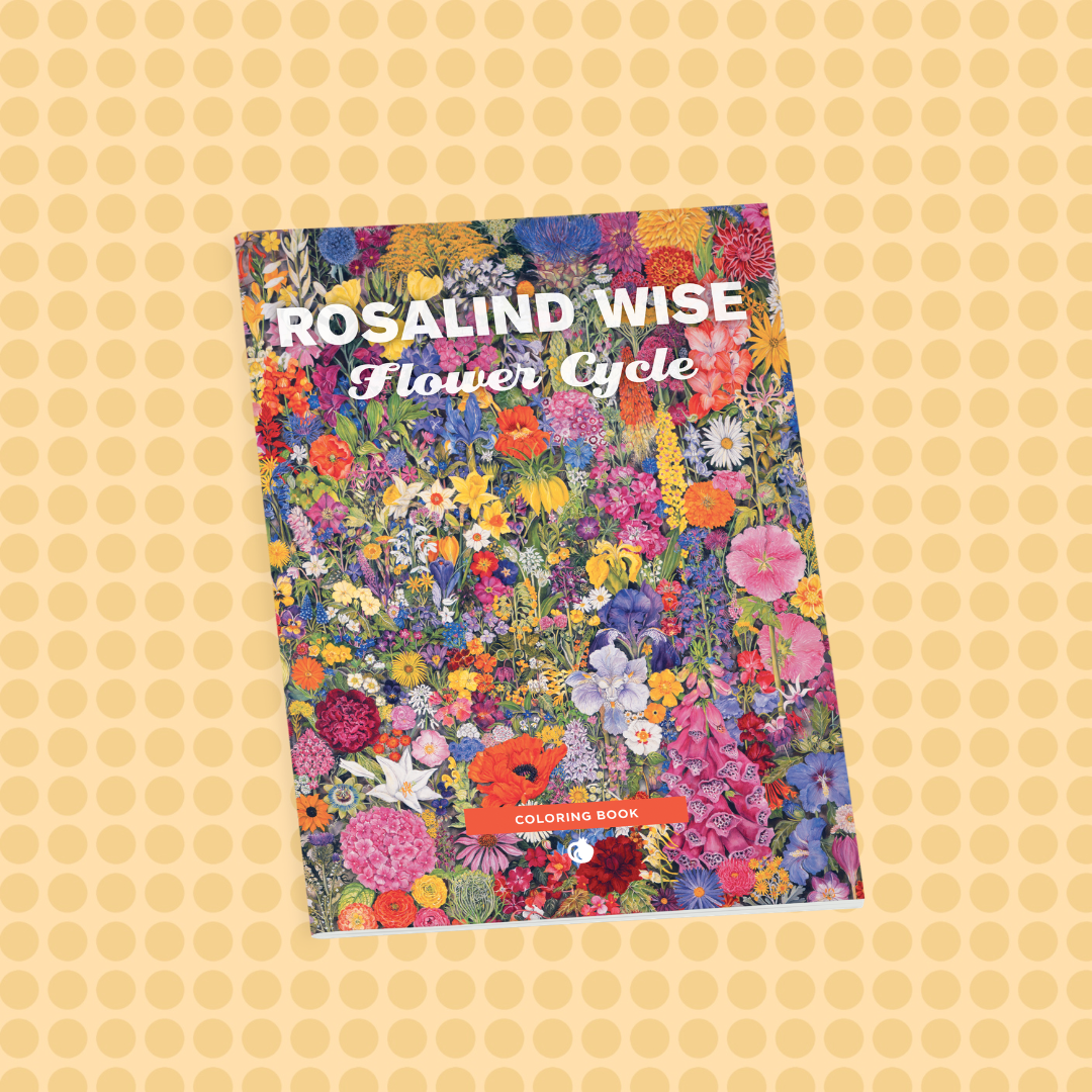 Rosalind Wise: Flower Cycle Coloring Book