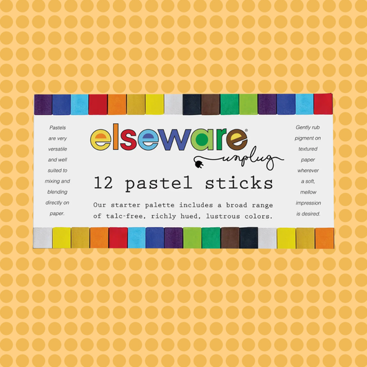 Pastel Sticks - Talc-Free Pastels - 12 Non-Toxic Colors