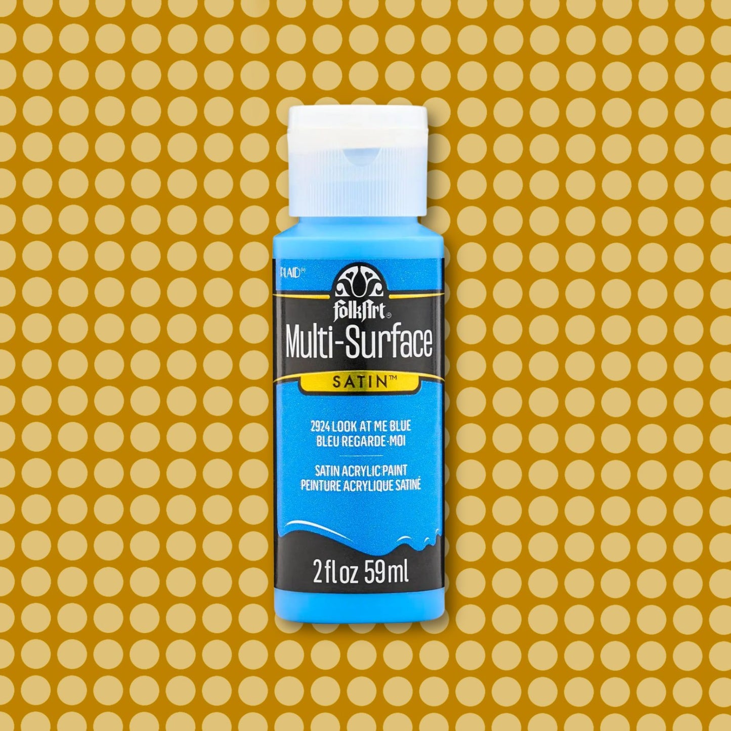 FolkArt Multi-Surface Acrylic Look At Me Blue 2oz