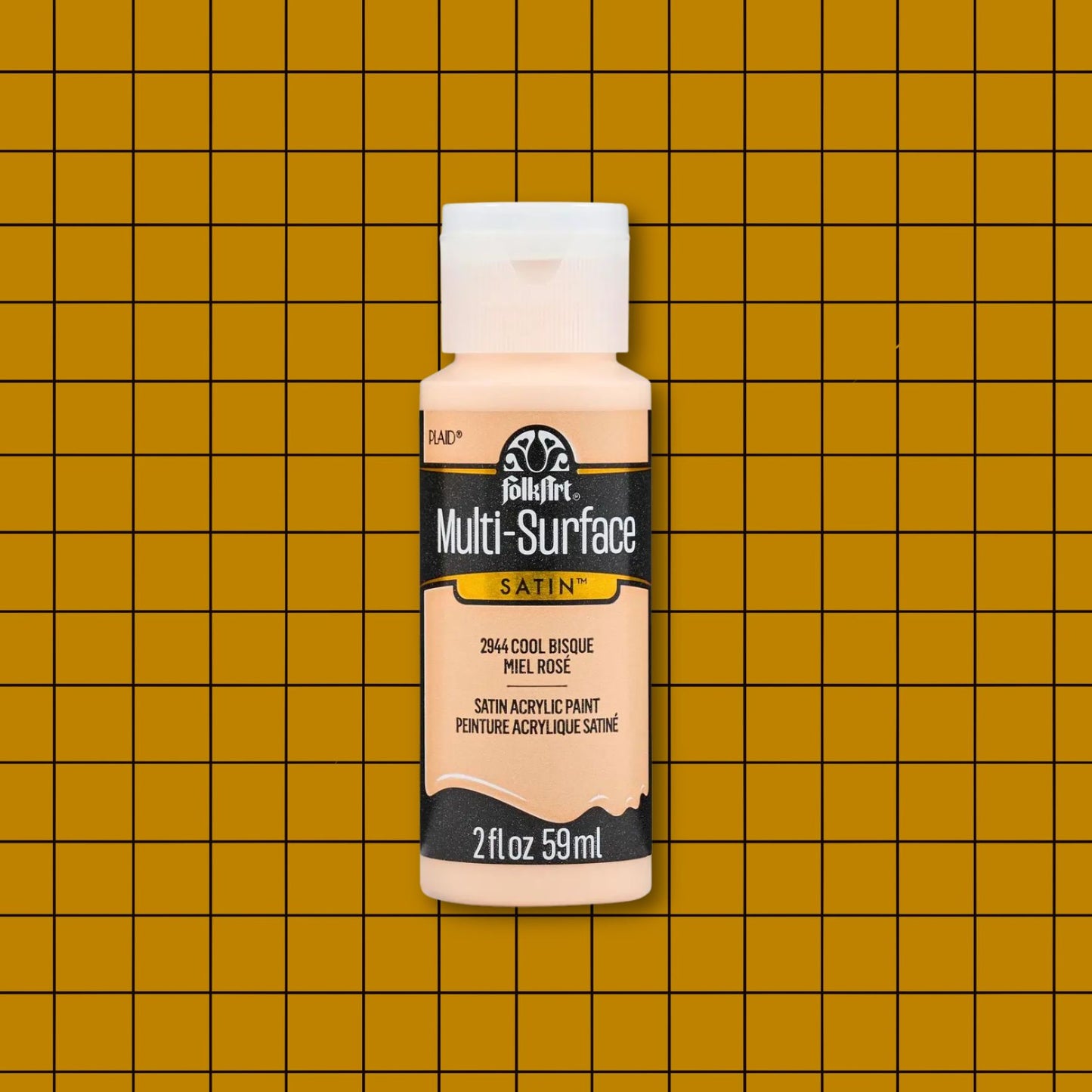 FolkArt Multi-Surface Acrylic Cool Bisque 2oz