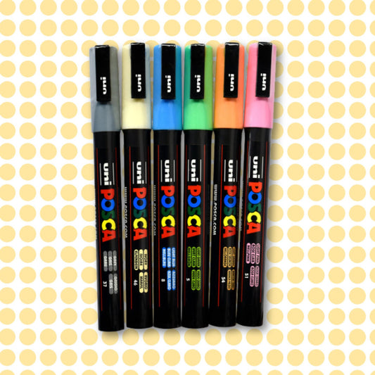 Posca PC-3M Pale Marker Set
