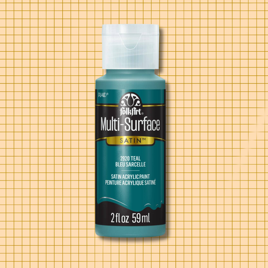 FolkArt Multi-Surface Acrylic Teal 2oz