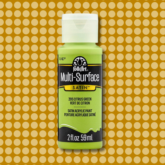 FolkArt Multi-Surface Acrylic Citrus Green 2oz