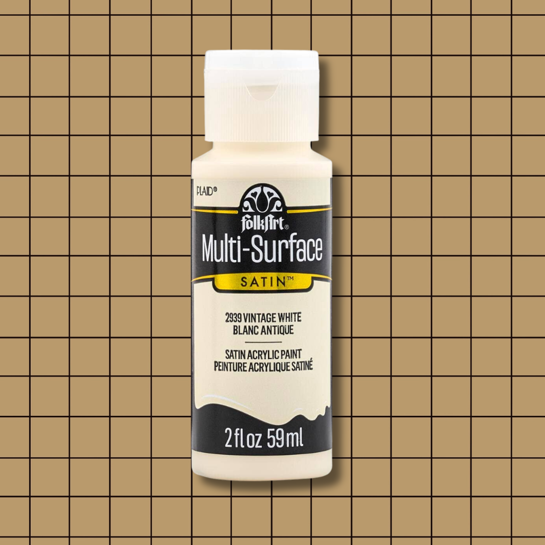 FolkArt Multi-Surface Acrylic Paint Vintage White 2oz