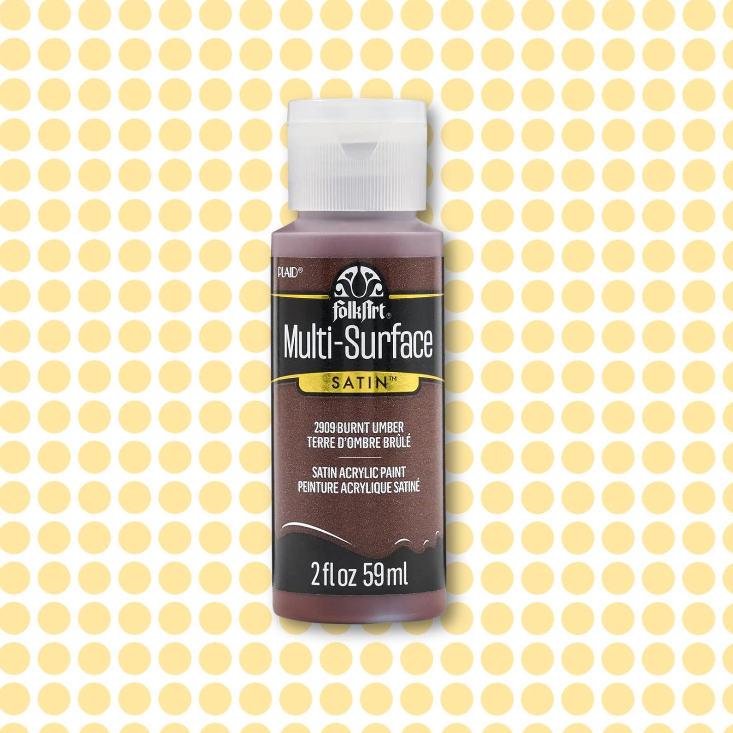 FolkArt Multi-Surface Acrylic Paint Burnt Umber 2oz