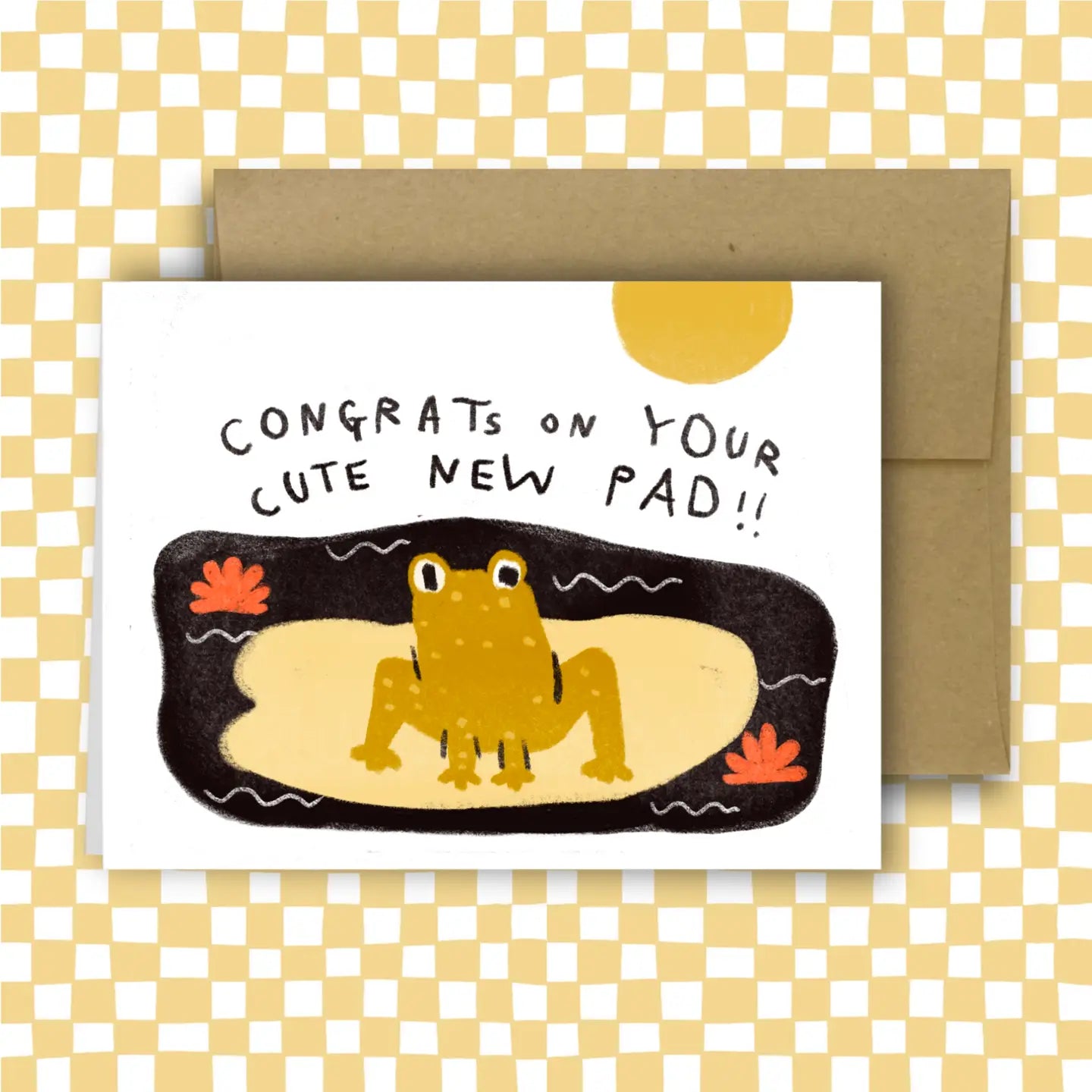 CONGRATS ON YOUR CUTE NEW PAD Greeting Card