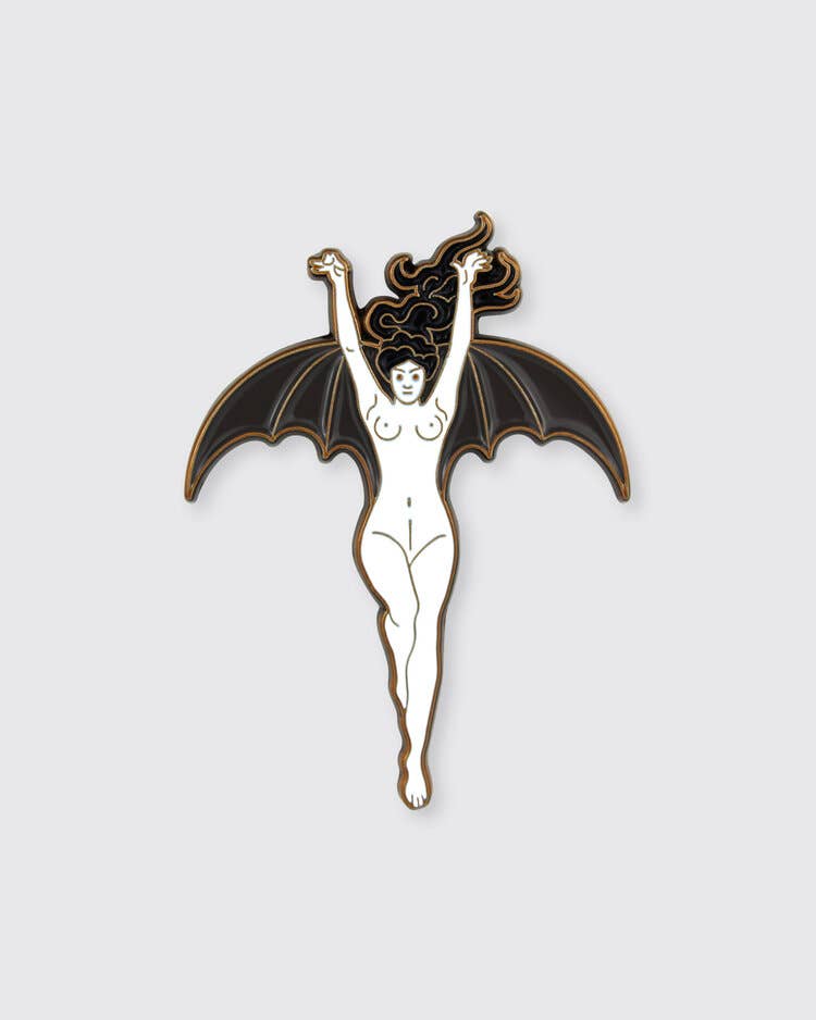 La Femme Chauve-Souris • Enamel Pin