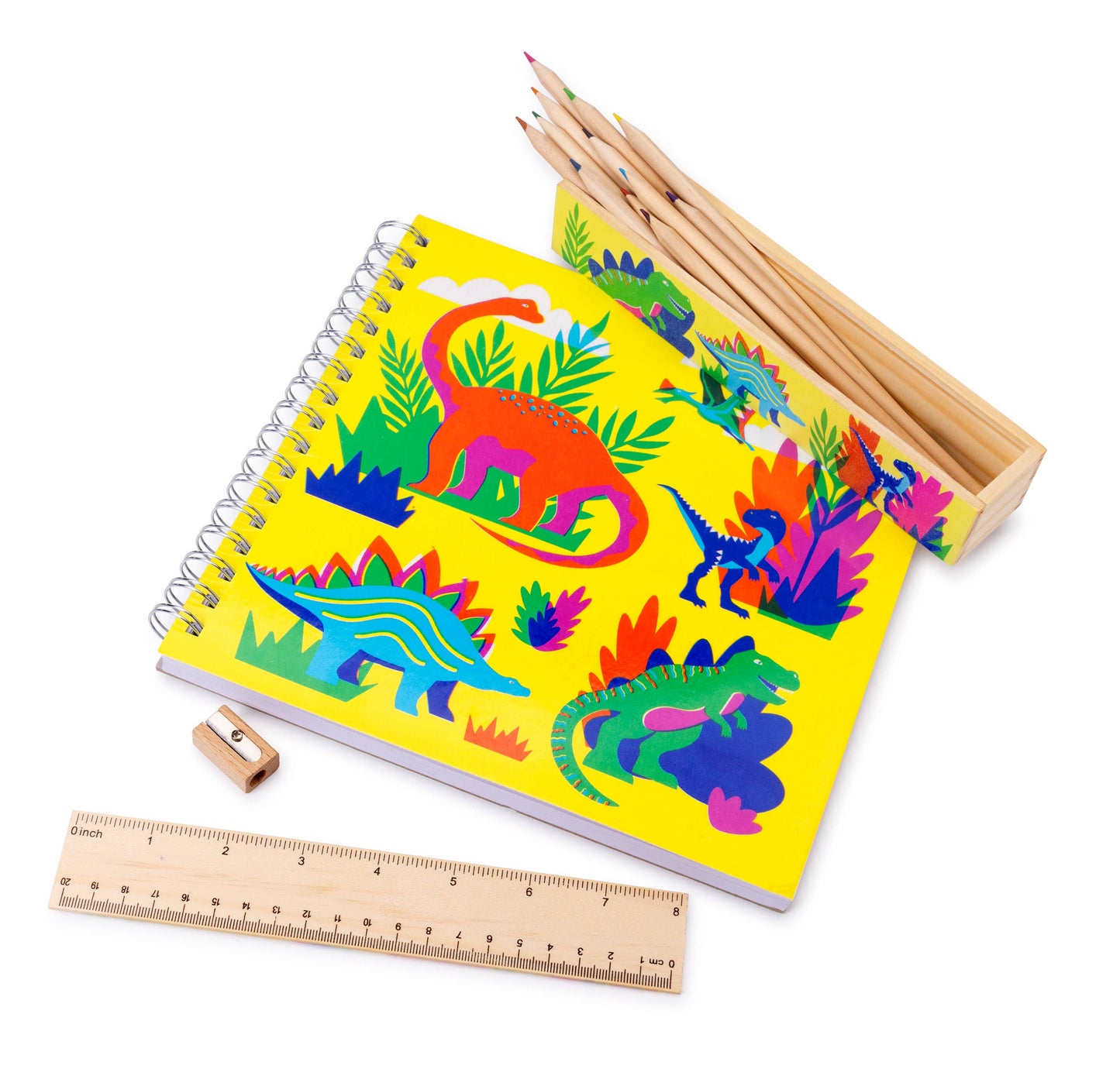 WIGGLE - WOODEN COLORED PENCIL BOX