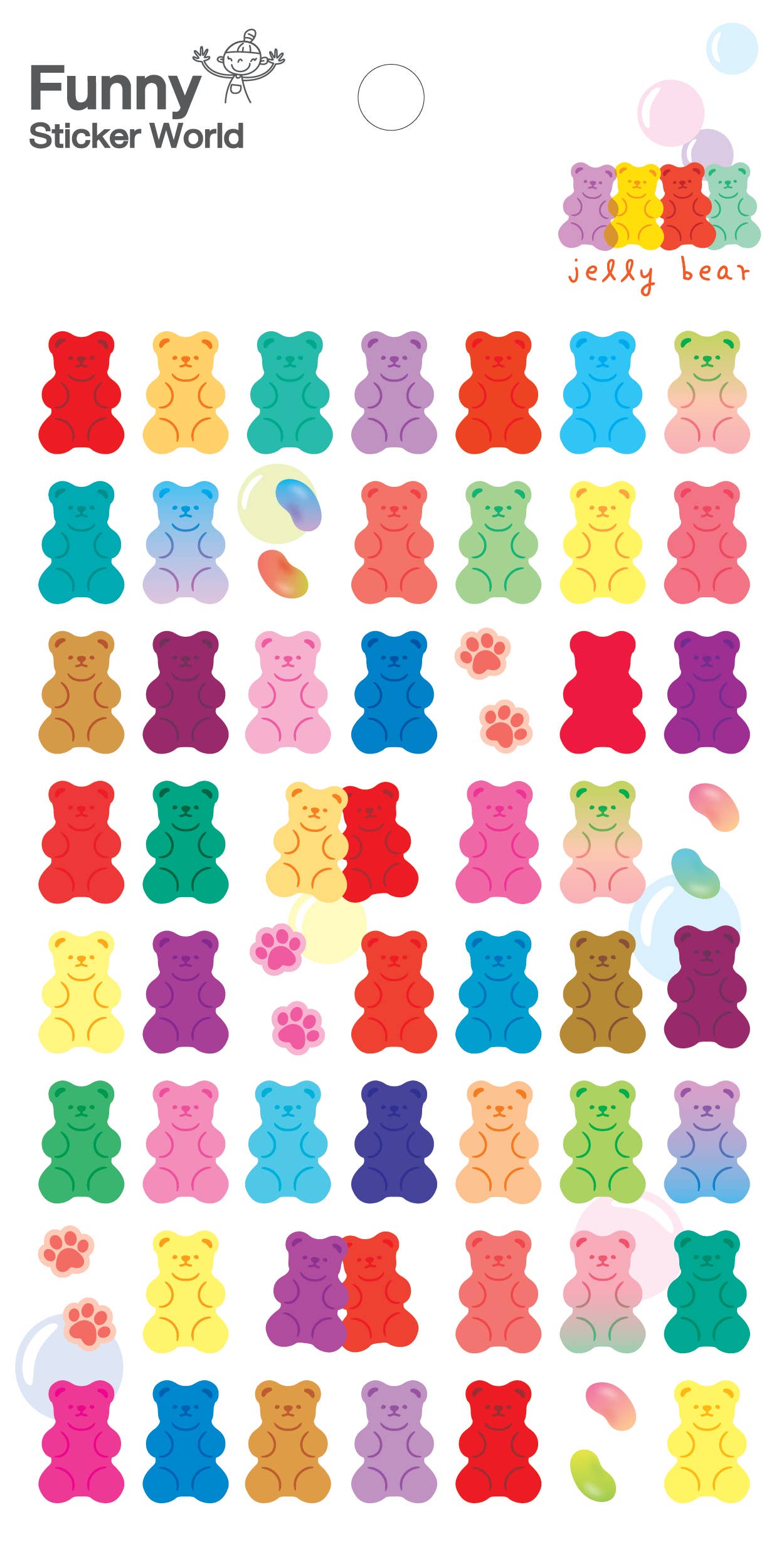 GUMMY & JELLY STICKERS