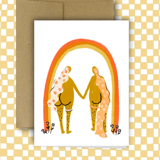 BRIDE & BRIDE Greeting Card