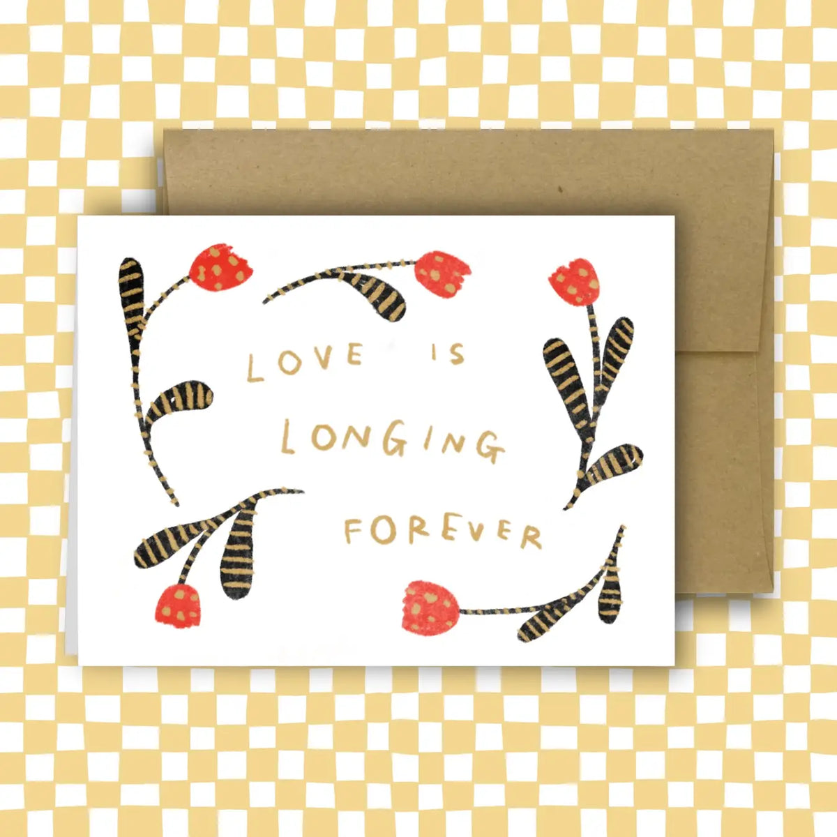 LOVE IS LONGING FOREVER card ~ Amy Lin X Rani Ban