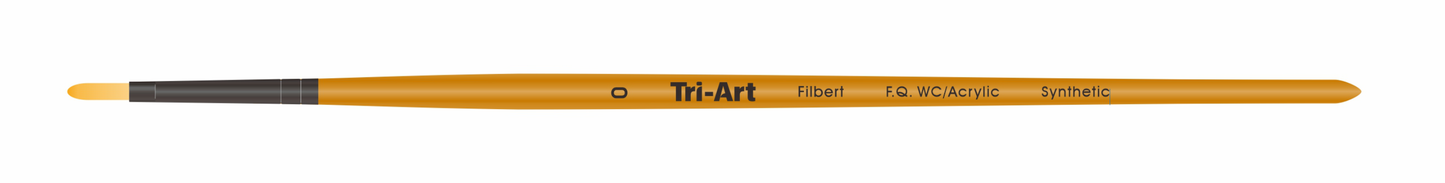 Tri-Art Watercolor/Acrylic Filbert Brush