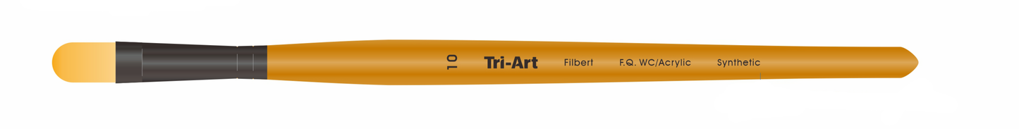 Tri-Art Watercolor/Acrylic Filbert Brush