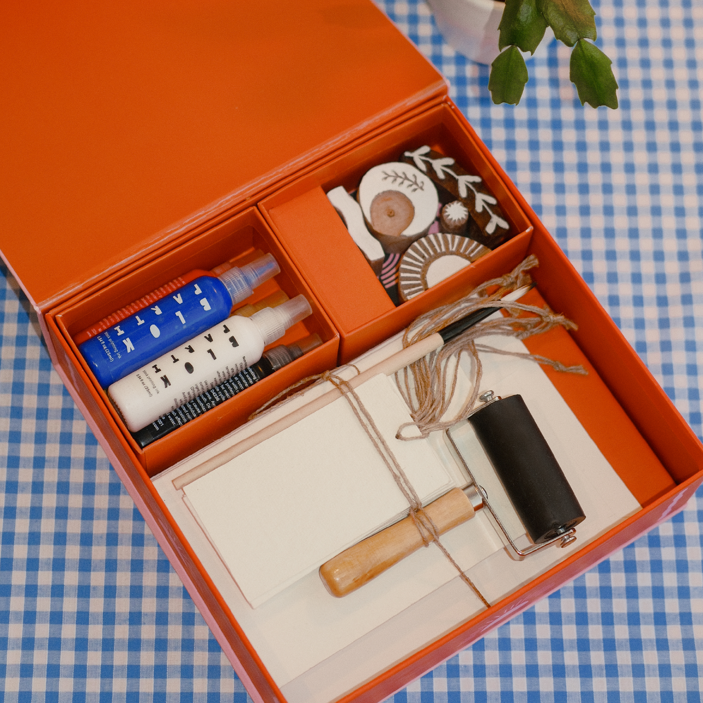 BLOK PARTI Block Printing Kit - Cosmic Print Stationery Set