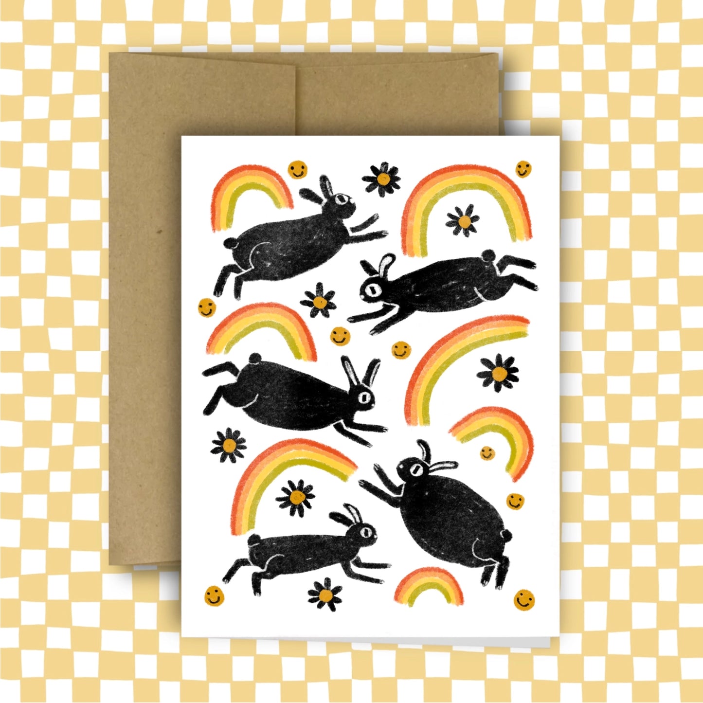 BUNNY MAGIC Greeting Card