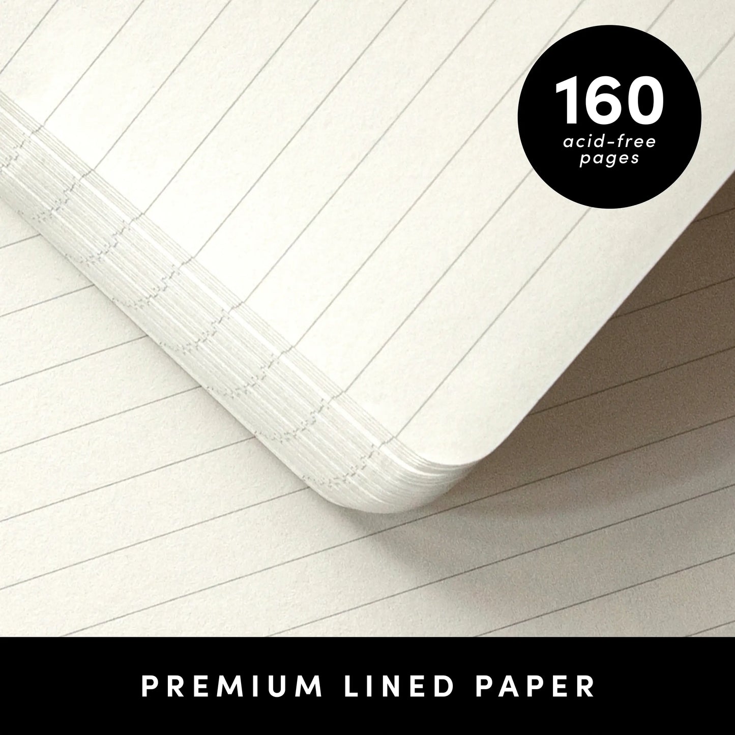 Paperage Lined Notebook 160 Pages