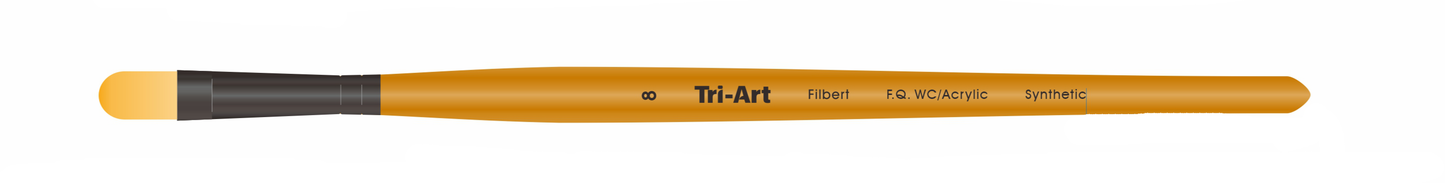 Tri-Art Watercolor/Acrylic Filbert Brush