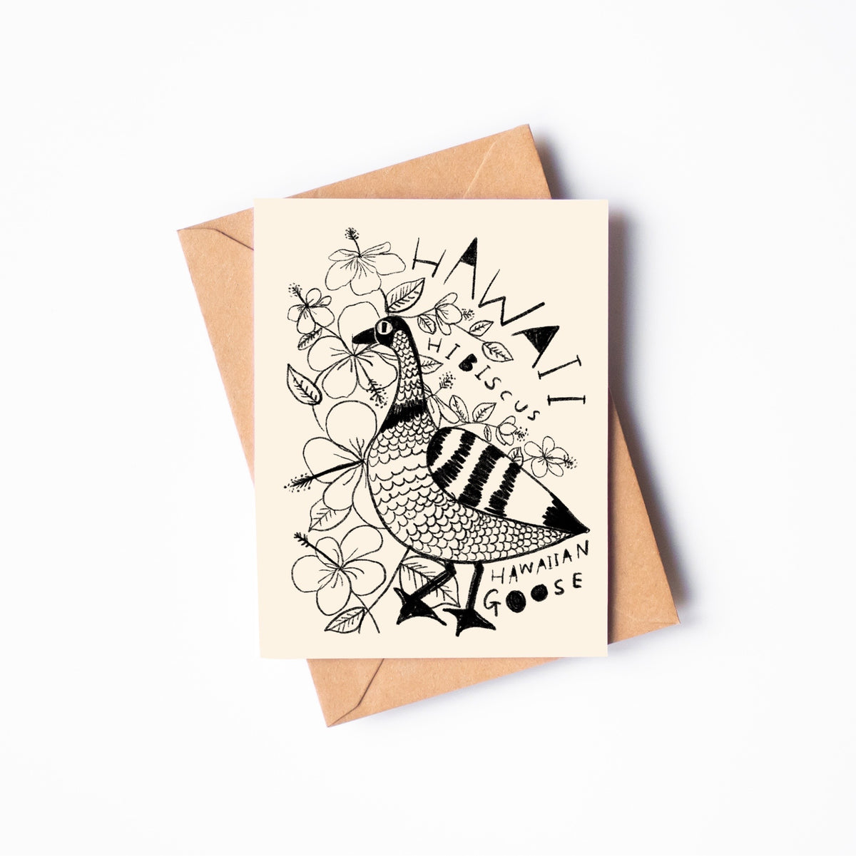 STATE FLOWER & BIRD GREETING CARD