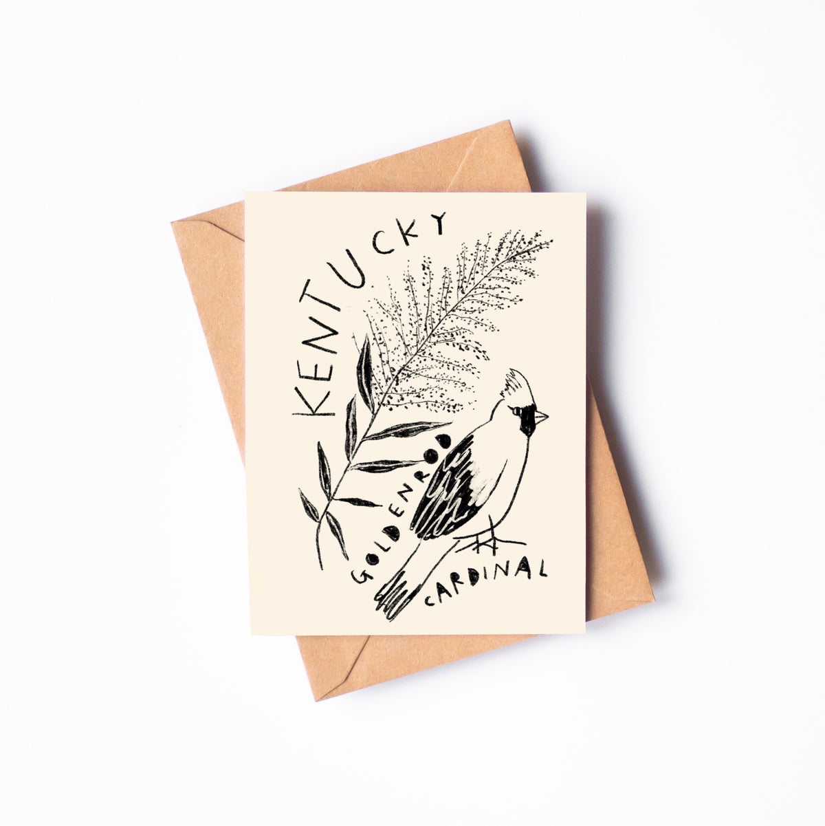 STATE FLOWER & BIRD GREETING CARD