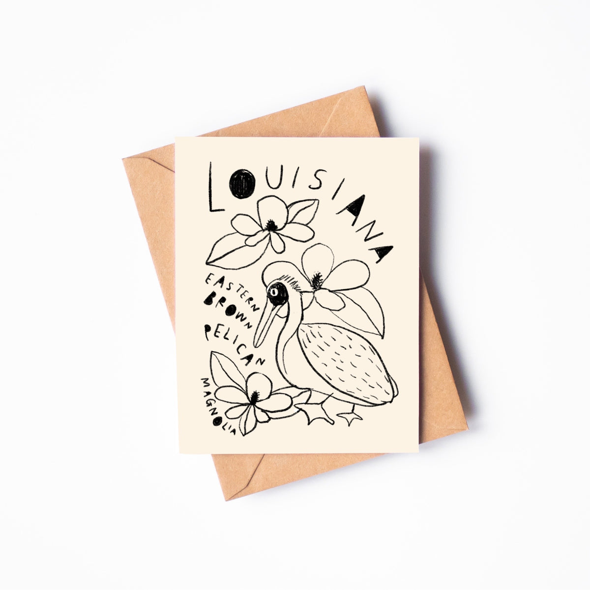 STATE FLOWER & BIRD GREETING CARD