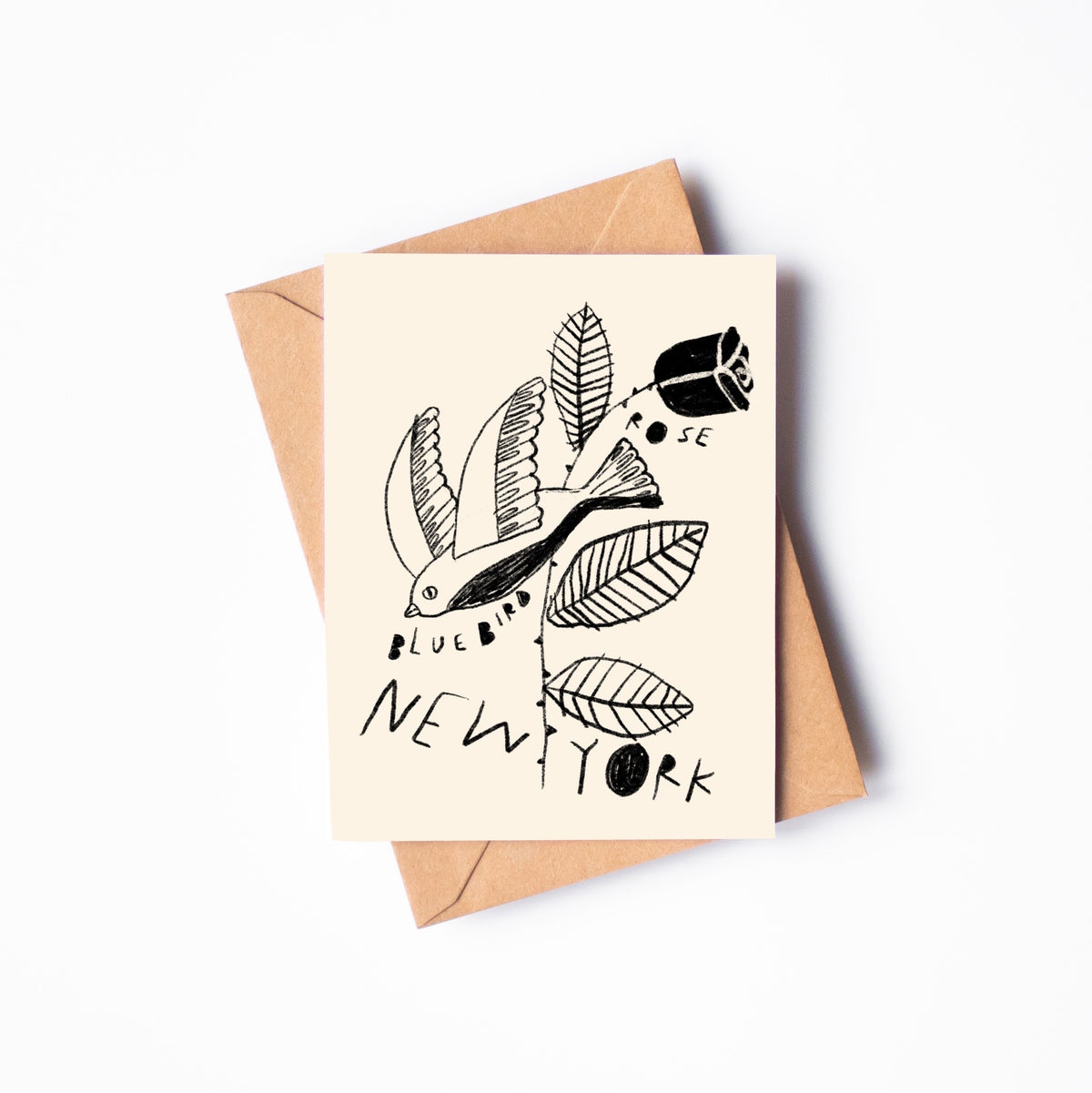 STATE FLOWER & BIRD GREETING CARD