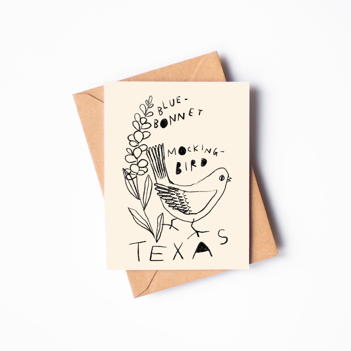 STATE FLOWER & BIRD GREETING CARD